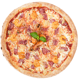 Pizza Ananas Gambareti